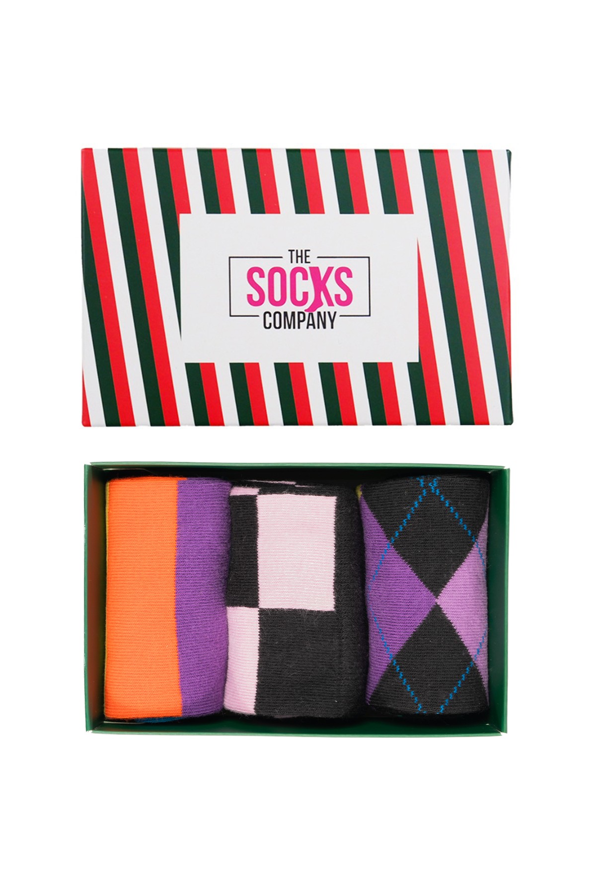  3'lü Desenli Kadın Çorap Set (179P)