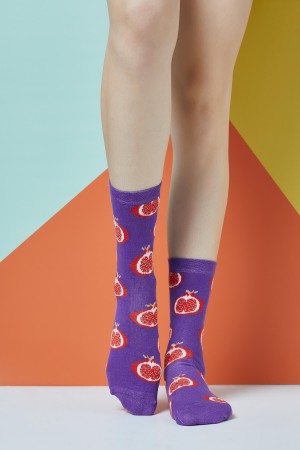Pomegranate Desenli Kadın Çorap
