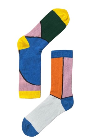 Geometrik Desenli Kadın Çorap