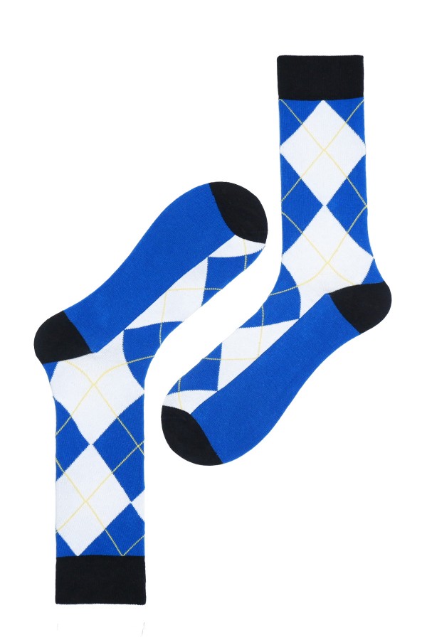 Desenli Erkek Soket Çorap (213E)