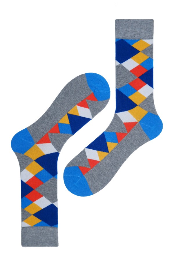 Desenli Erkek Soket Çorap (215E)