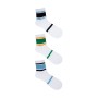 3 Çift Erkek Beyaz Tenis Çorabı (977P)