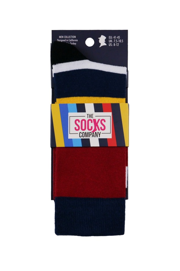 Desenli Erkek Soket Çorap (222E)
