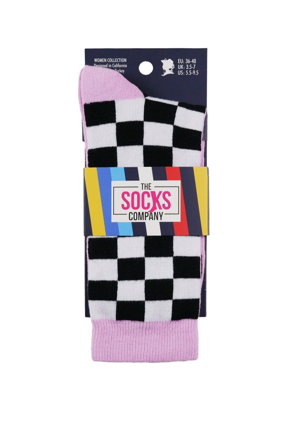 Desenli Kadın Soket Çorap (266K)