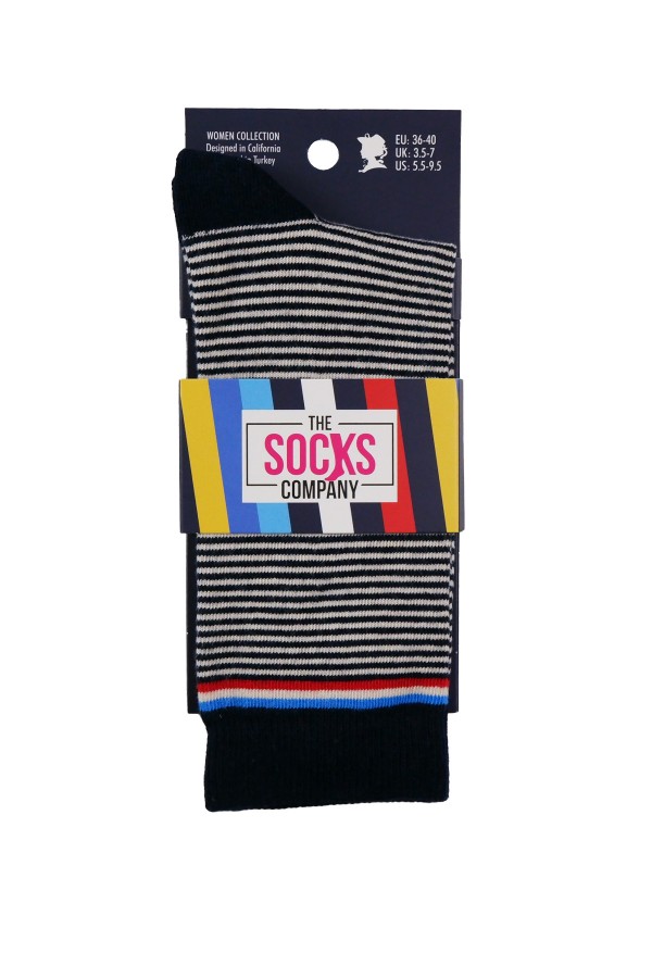 Desenli Kadın Soket Çorap (272K)